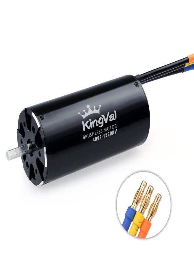 KingVal Replacement 4092 1520KV Brushless Motor with Water Cooling Jacket Unit Compatible with RC Boat - Image 2